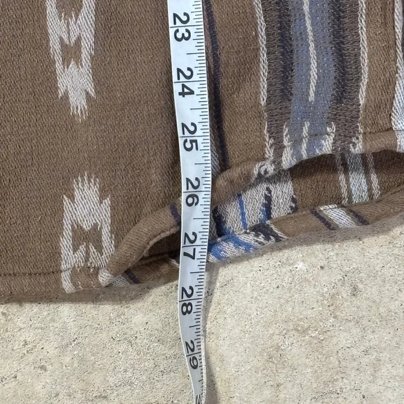 Flint and Tinder Long Sleeve Saddle Blanket Shirt Men's XL Brown Blue Southwest - Picture 8 of 12